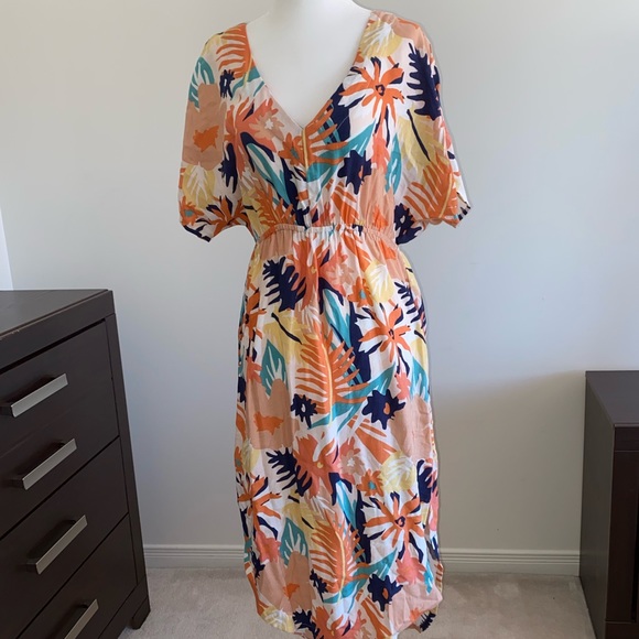 ROXY FLORAL DRESS - Picture 2 of 10